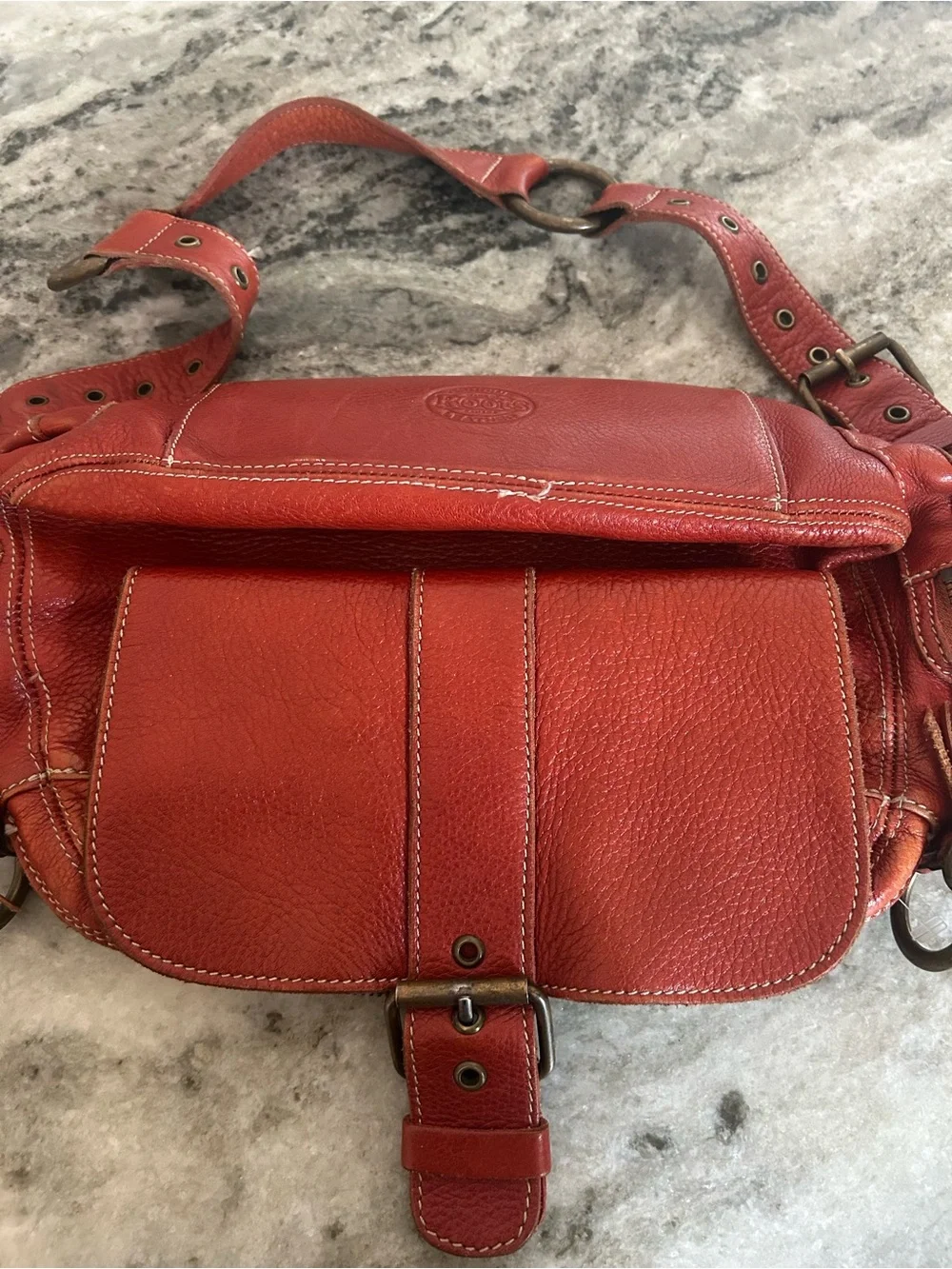 Roots vintage Leather Bag